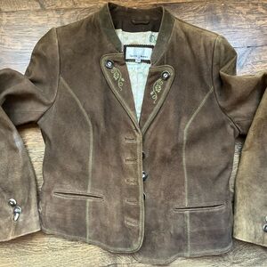 Spieth and Wensky Leather / Suede Jacket - Size 38